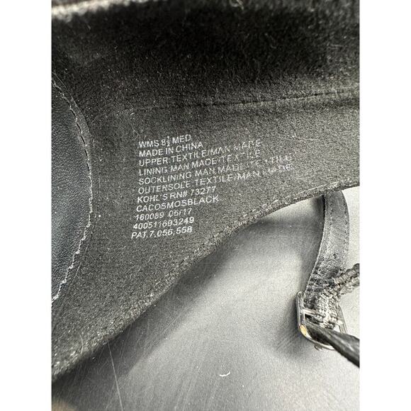 Y2K Candies Black Strappy High Heel Shoes w/ Ankle Strap Size 8.5 Faux Suede - Picture 7 of 8